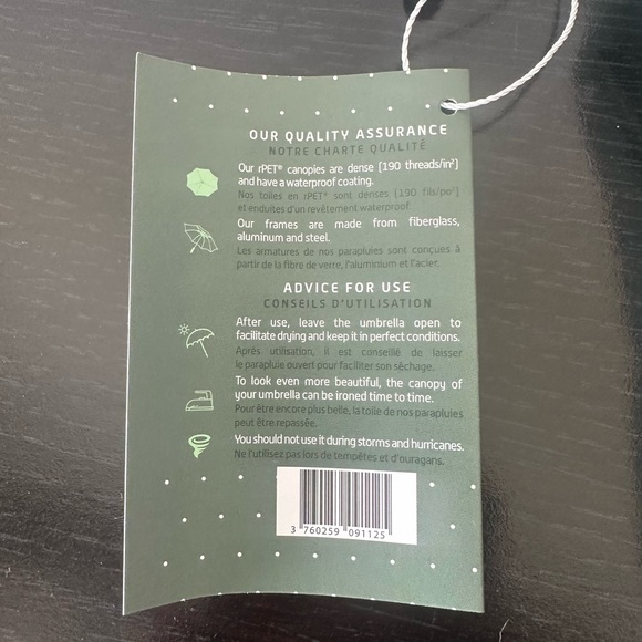 NWT Beau Nuage Le Frenchy Dottted Umbrella - Picture 4 of 4